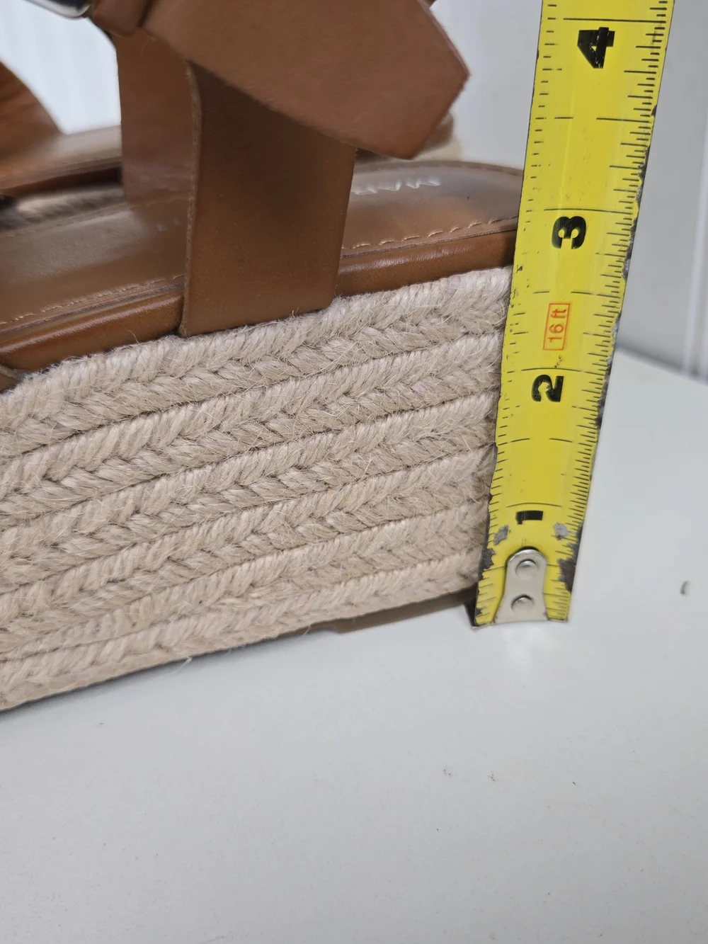 MARC FISHER Jenila Dress Espadrille Wedge Sandals Women's Size 8.5